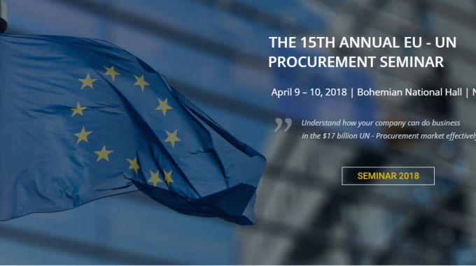 15th Annual Eu- Un Procurement Seminar