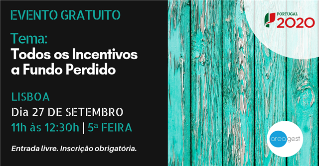 AREAGEST - Evento 27 Setembro 2018