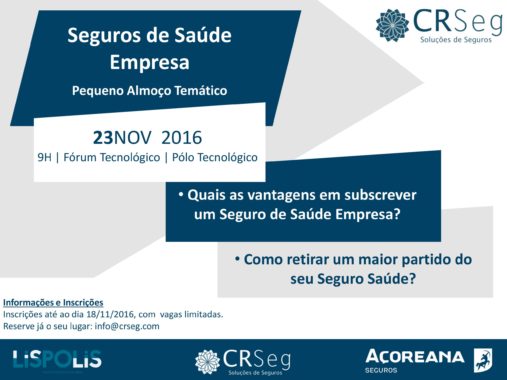 Conferência CRSeg Sobre Seguros De Saúde Para As Empresas