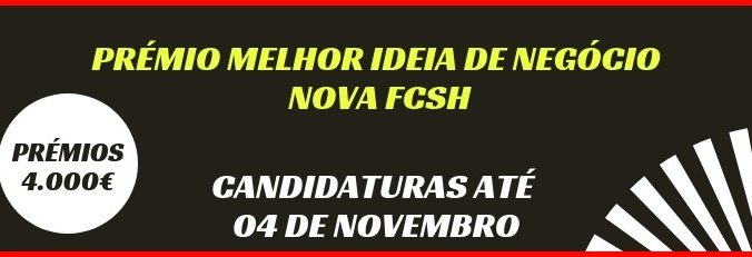 Best Business Idea Award NOVA FCSH