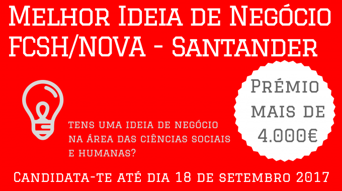 Prémio NOVA FCSH E Santander Universidades